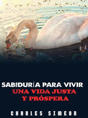 cover image of Sabiduría Para Vivir Una Vida Justa Y Próspera